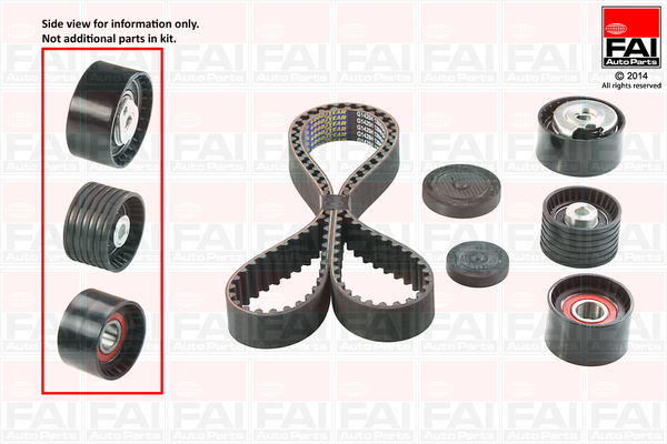 FAI AutoParts TBK352 Σετ οδοντωτού ιμάντα for RENAULT
