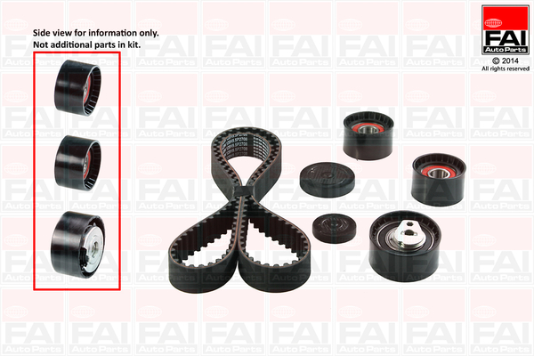 FAI AutoParts TBK354 Σετ οδοντωτού ιμάντα for RENAULT