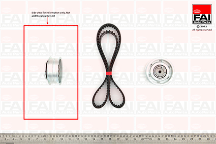 FAI AutoParts TBK90 Timing Belt Kit for AUDI SEAT SKODA VW