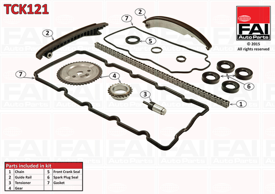 FAI AutoParts TCK121 Timing...