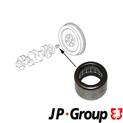 JP GROUP 1110450300 Styrlager, koppling