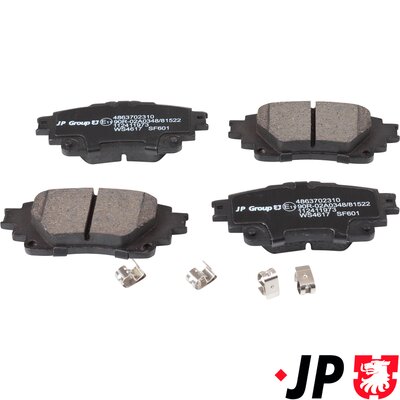 JP GROUP 4863702310 JP Sada brzdových platničiek kotúčovej brzdy