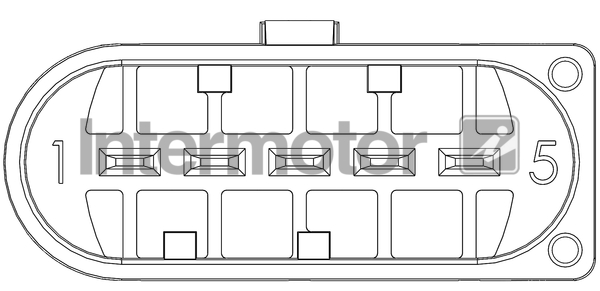 INTERMOTOR 19702-M Mass Air Flow Sensor for AUDI BMW FORD MERCEDES-BENZ SEAT SKODA VW