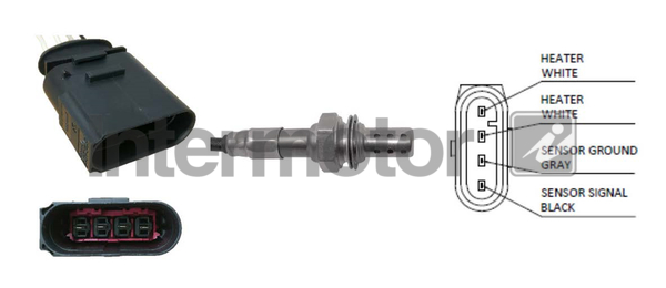 INTERMOTOR 64131 Oxygen Sensor for AUDI SEAT SKODA VW