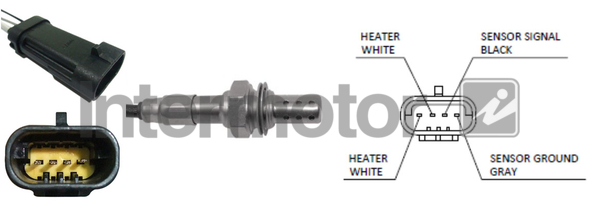 INTERMOTOR 64355 Oxygen Sensor for DACIA KIA NISSAN RENAULT