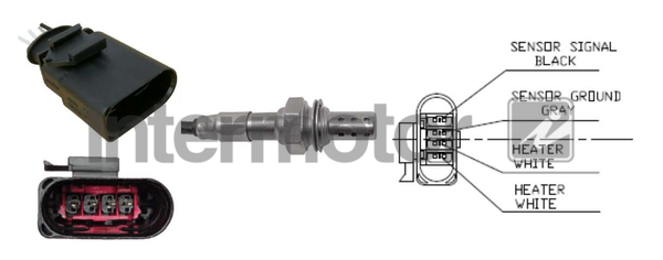 INTERMOTOR 64667 Oxygen Sensor for AUDI SEAT SKODA VW