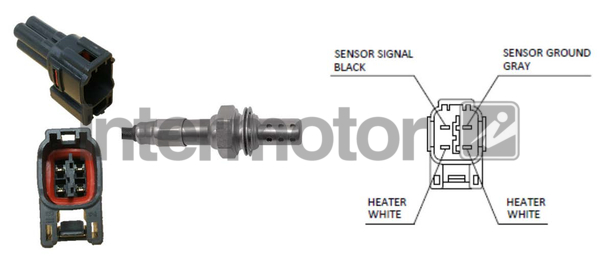 INTERMOTOR 64834 Oxygen Sensor for FIAT SUBARU SUZUKI