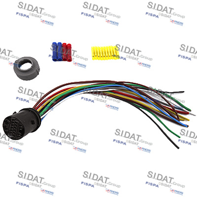 SIDAT 405382 Repair Kit, cable set Left Rear Right Rear Vehicle Door for OPEL
