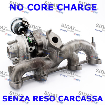 SIDAT 49.072R Υπερπληρωτής, υπερπλήρωση for AUDI SEAT SKODA VW