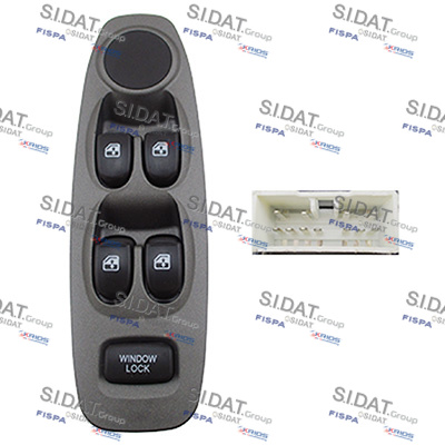 SIDAT 5.145065A2 Switch, window regulator Left Front for HYUNDAI