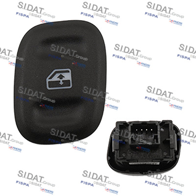 SIDAT 5.145261 Switch, window regulator Right Front for FIAT