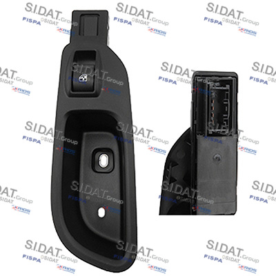 SIDAT 5.145289 Switch, window regulator Right Rear for FIAT