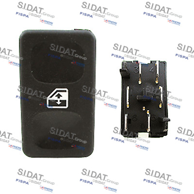SIDAT 5.145341A2 Switch, window regulator Right Front for VW