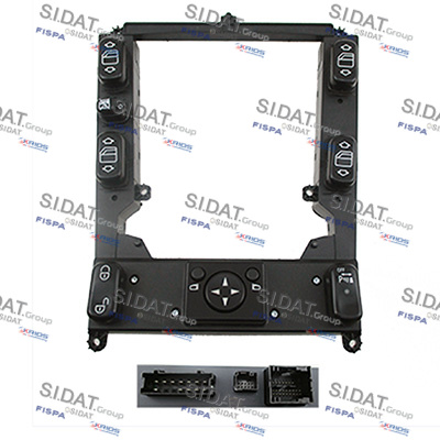SIDAT 5.145468A2 Switch, window regulator Left Front for MERCEDES-BENZ
