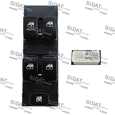 SIDAT 5.145551A2 Switch, window regulator Left Front for HYUNDAI