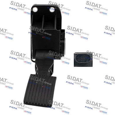 SIDAT 84.2010A2 Комплект педали управления подачей топлива