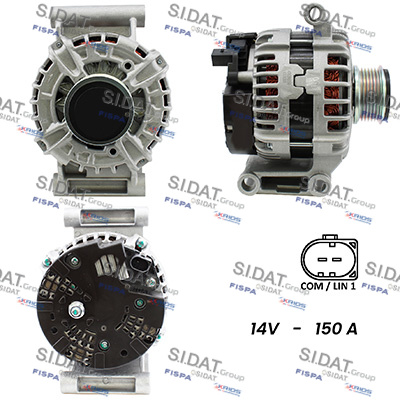 SIDAT A12BH0054A2 Alternatore