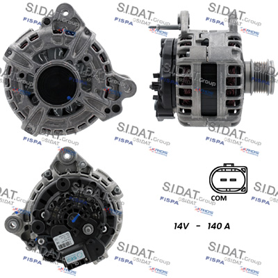 SIDAT A12BH1358 Γεννήτρια for AUDI CUPRA SEAT SKODA VW