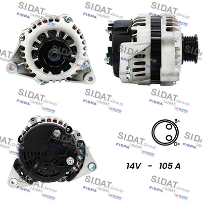 SIDAT A12DR0109A2 Alternatore