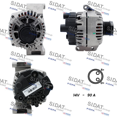 SIDAT A12VA0001 Alternatore