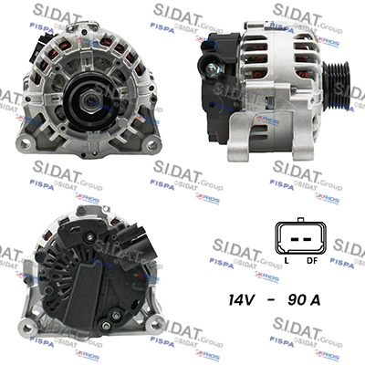 SIDAT A12VA0125A2 Alternatore