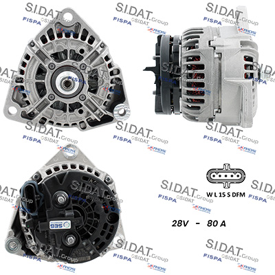 SIDAT A24BH0162 Γεννήτρια for MAN