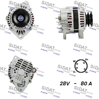 SIDAT A24MH0141A2 Γεννήτρια for RENAULT TRUCKS