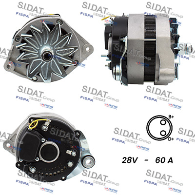 SIDAT A24VA0060A2 Γεννήτρια for RENAULT TRUCKS