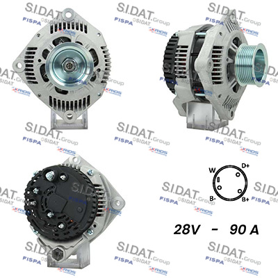 SIDAT A24VA0106A2 Γεννήτρια for SCANIA