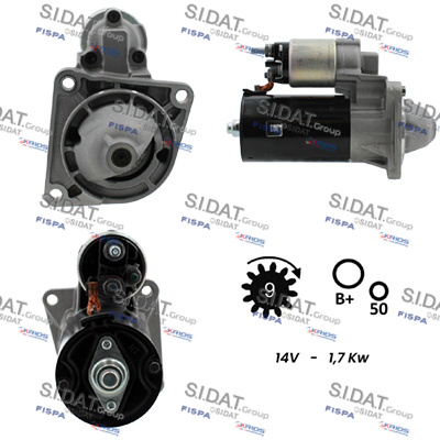 SIDAT S12BH0074 Starter for FIAT
