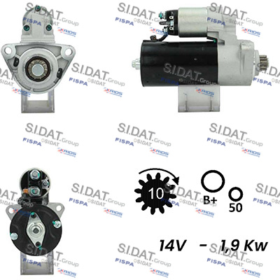 SIDAT S12BH0260A2 Starter for PORSCHE