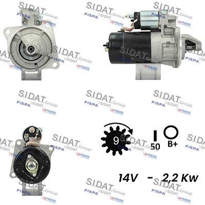 SIDAT S12BH0474A2 Μίζα for RENAULT