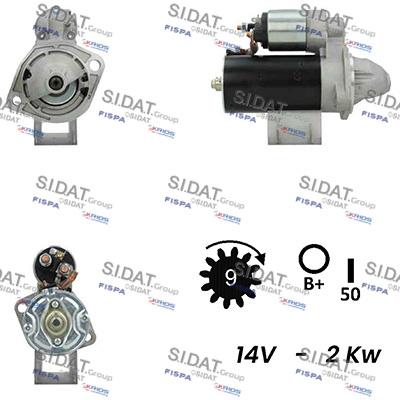 SIDAT S12BH0496A2 Starter for VOLVO