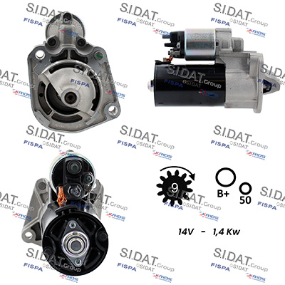 SIDAT S12BH0497 Μίζα for VOLVO