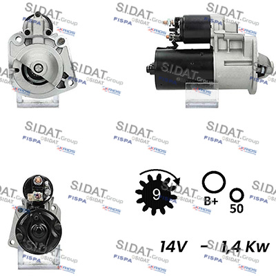 SIDAT S12BH0497A2 Μίζα for VOLVO