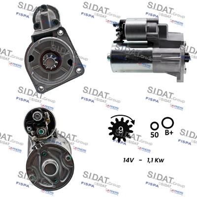 SIDAT S12BH0597A2 Starter