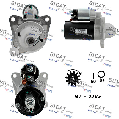 SIDAT S12BH0795A2 Μίζα for LAND ROVER
