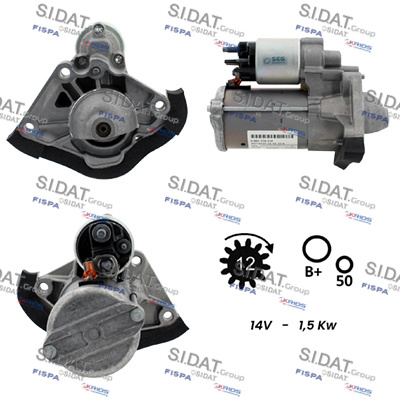 SIDAT S12BH0948 Startmotor
