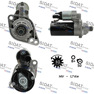SIDAT S12BH0951 Starter for VW
