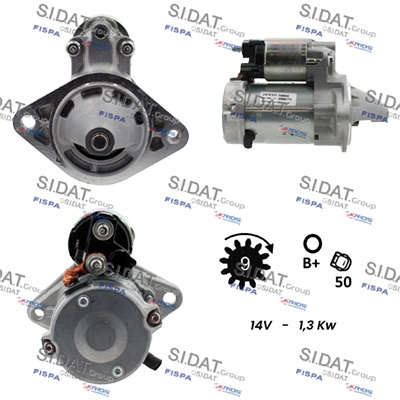 SIDAT S12DE0136 Starter for TOYOTA