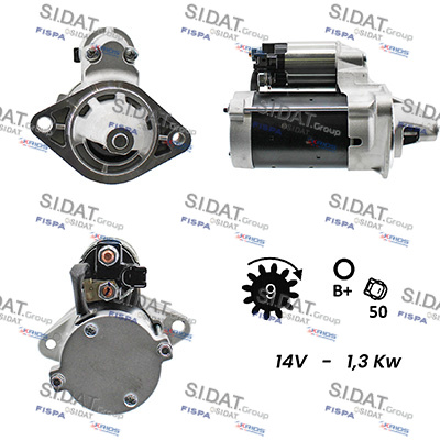 SIDAT S12DE0136A2 Starter for TOYOTA