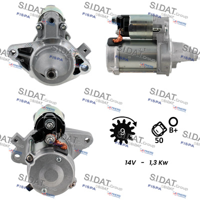SIDAT S12DE0229 Μίζα for TOYOTA