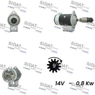 SIDAT S12LU0640A2 Starter for AUSTIN