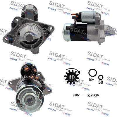 SIDAT S12MH0021 Μίζα for NISSAN RENAULT
