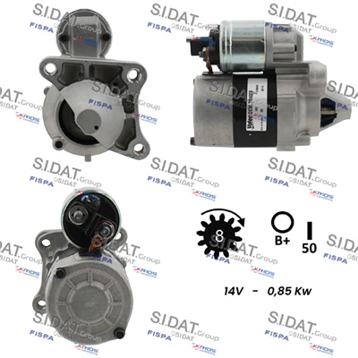 SIDAT S12VA0101 Μίζα for DACIA RENAULT
