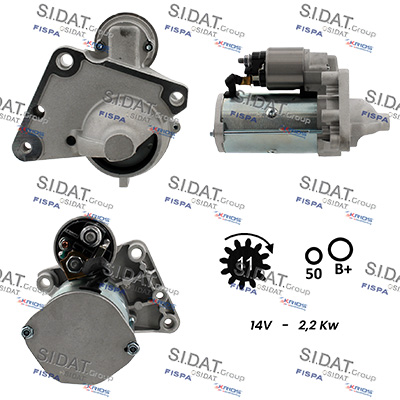 SIDAT S12VA0153A2 Motorino...