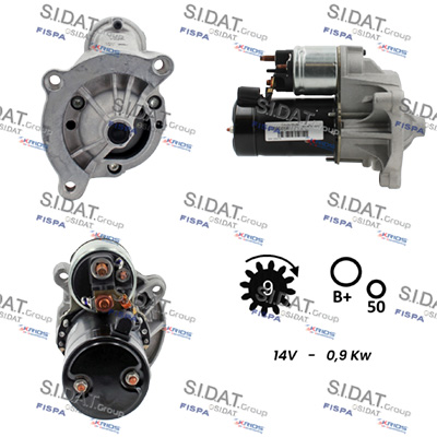 SIDAT S12VA0238 Startmotor