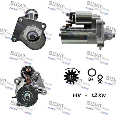 SIDAT S12VS0193A2 Motorino...