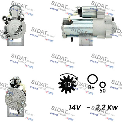SIDAT S12VS0481A2 Motorino...