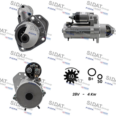 SIDAT S24BH0051A2 Starter for IVECO